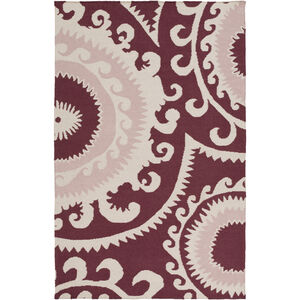 Fallon 36 X 24 inch Blush, Burgundy, Ivory Rug