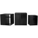Gropius Cubes 51 X 20 inch Matte Black Console