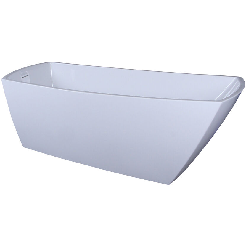 Brock Glossy White Bathtub