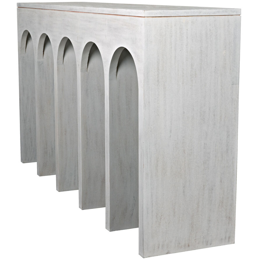 Bridge 59 X 14 inch White Wash Console