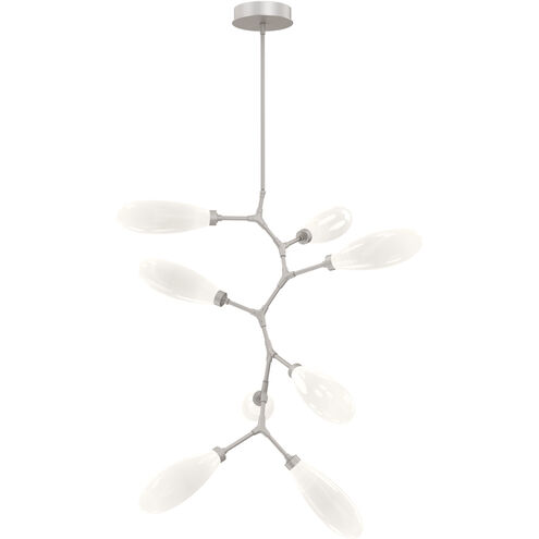Fiori LED Beige Silver Chandelier Ceiling Light, Modern Vine