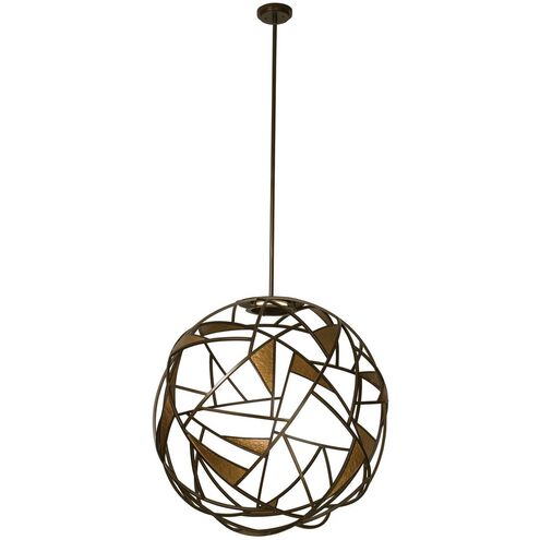 Neptune LED 34 inch Bronze Gold Pendant Ceiling Light