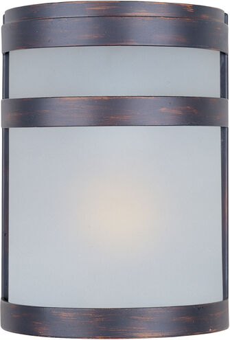Arc EE 1 Light 9 inch Oil Rubbed Bronze Outdoor Wall Mount