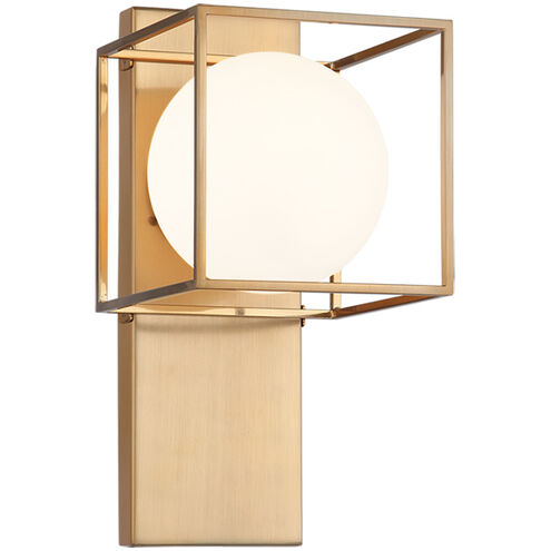 Squircle Wall Sconce Wall Light in Aged Gold Brass