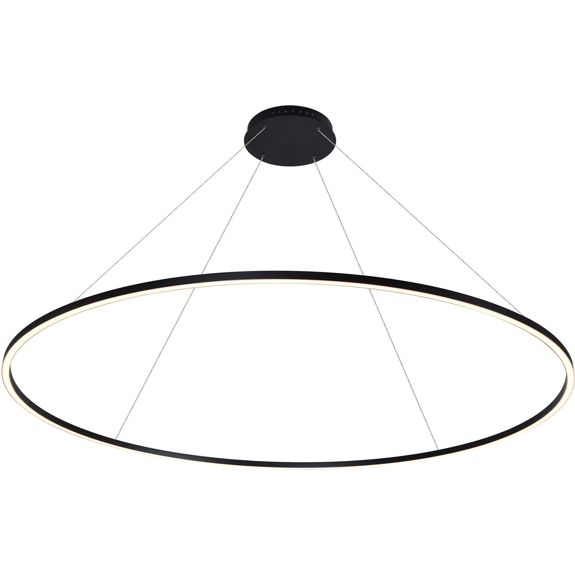 Tania 72 inch Black Chandelier Ceiling Light