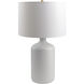 Helix 27.25 inch 100 watt White Accent Table Lamp Portable Light