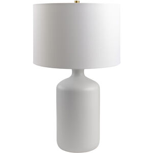 Helix 27.25 inch 100 watt White Accent Table Lamp Portable Light