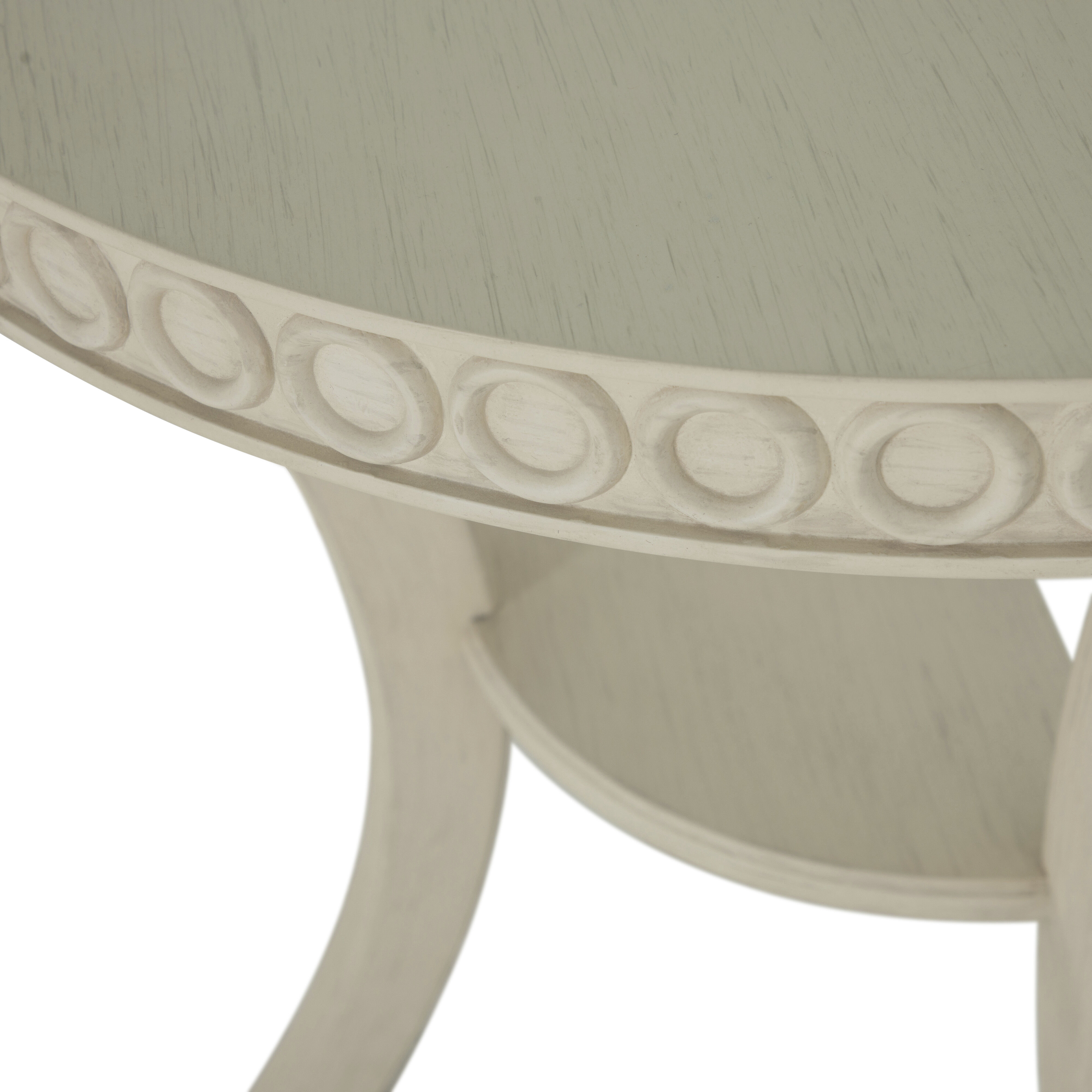 Linda 32 X 17 inch White & Ivory Console Table