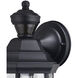 Auburn Textured Black Outdoor Motion Sensor