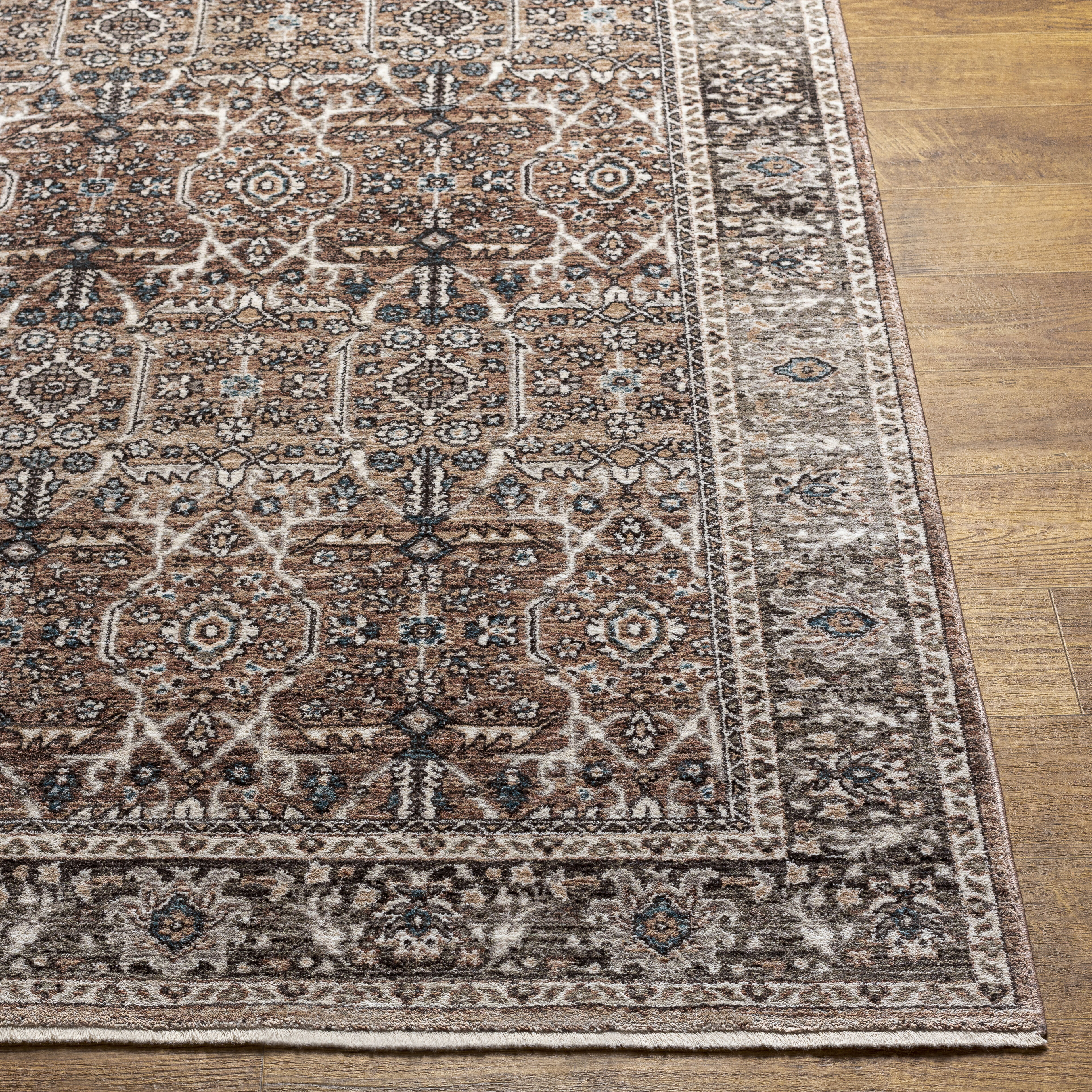 Carlisle 93 X 63 inch Taupe Rug, Rectangle