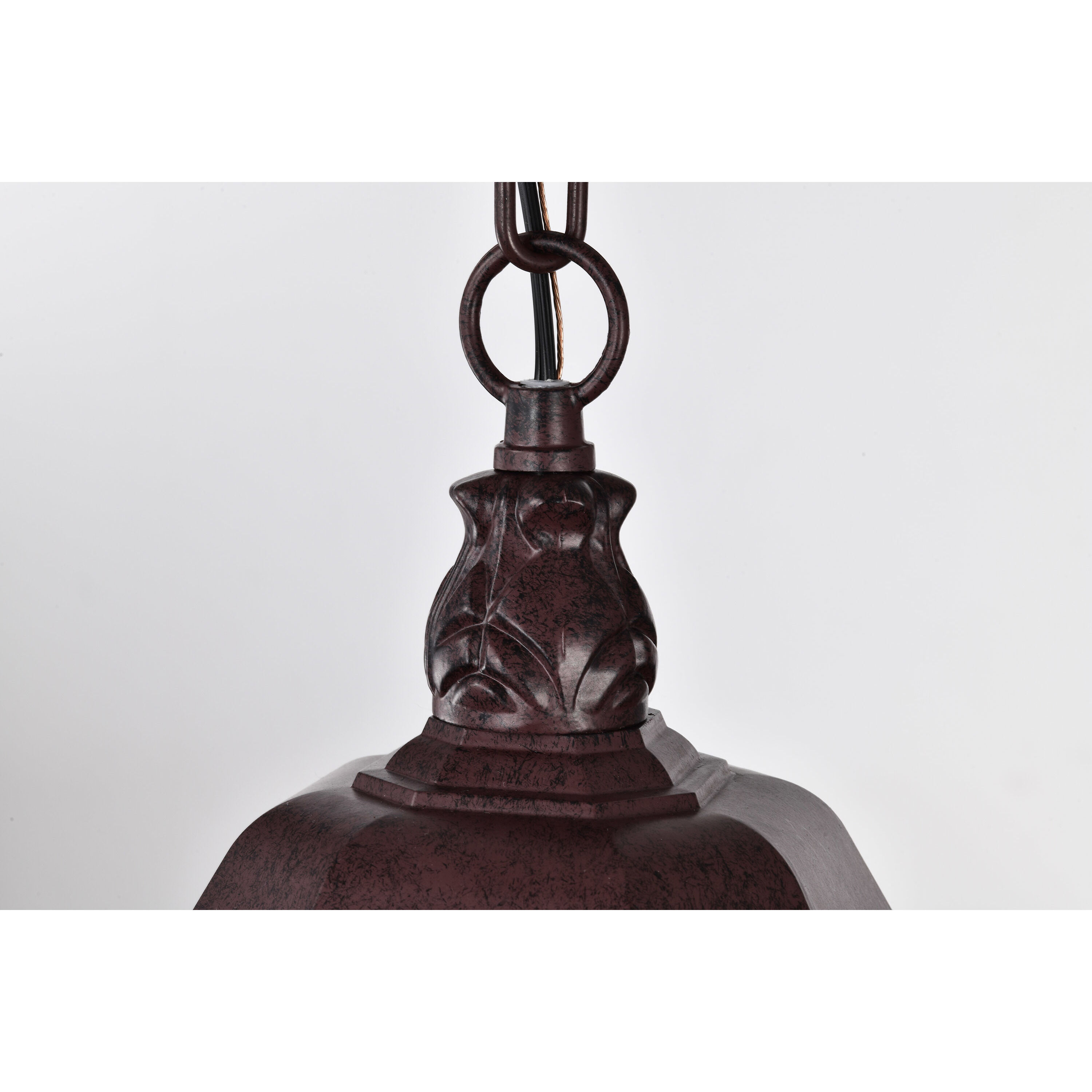 Central Park 3 Light 7 inch Old Bronze Outdoor Hanging Lantern