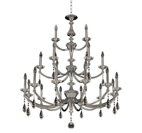 Floridia 21 Light 42 inch Chrome Chandelier Ceiling Light in Polished Chrome