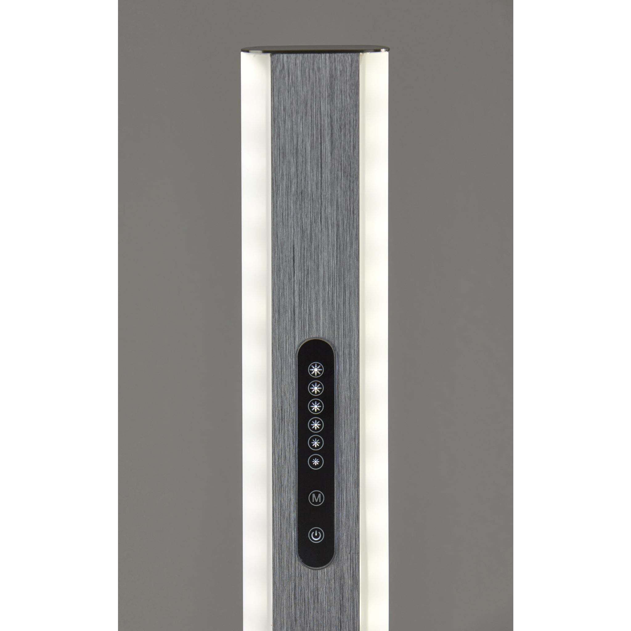 Marla 48.5 inch 32 watt Brushed Steel LED Wall Washer Floor Lamp Portable Light