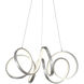 Synergy LED 23.75 inch Antique Silver Chandelier Ceiling Light