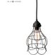 Wire 1 Light 6 inch Oil Rubbed Bronze Mini Pendant Ceiling Light