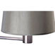 Club Room 26 inch 60 watt Satin Nickel Table Lamp Portable Light