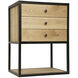 Pearce 27 X 20 inch Matte Black Side Table