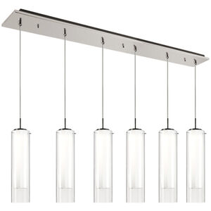 Verona LED 5.13 inch Brushed Nickel Multi Pendant Ceiling Light