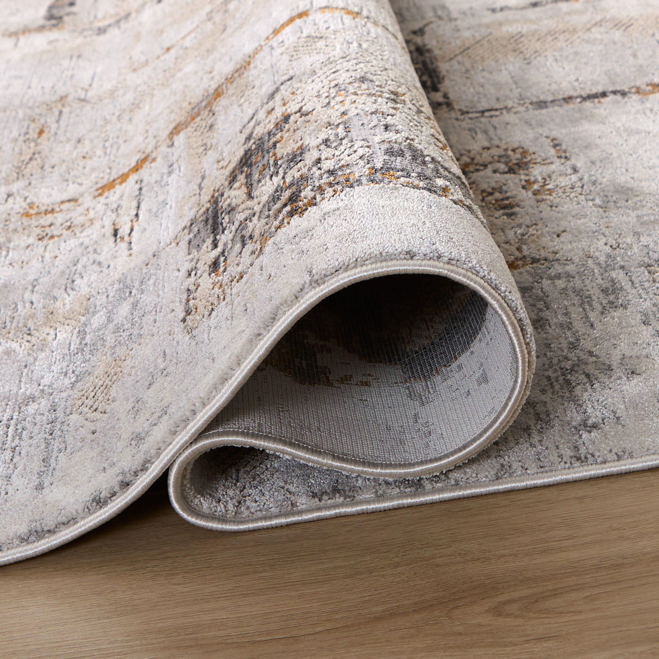 Hadim 114 X 79 inch Earth Tones Rug in 6 x 9