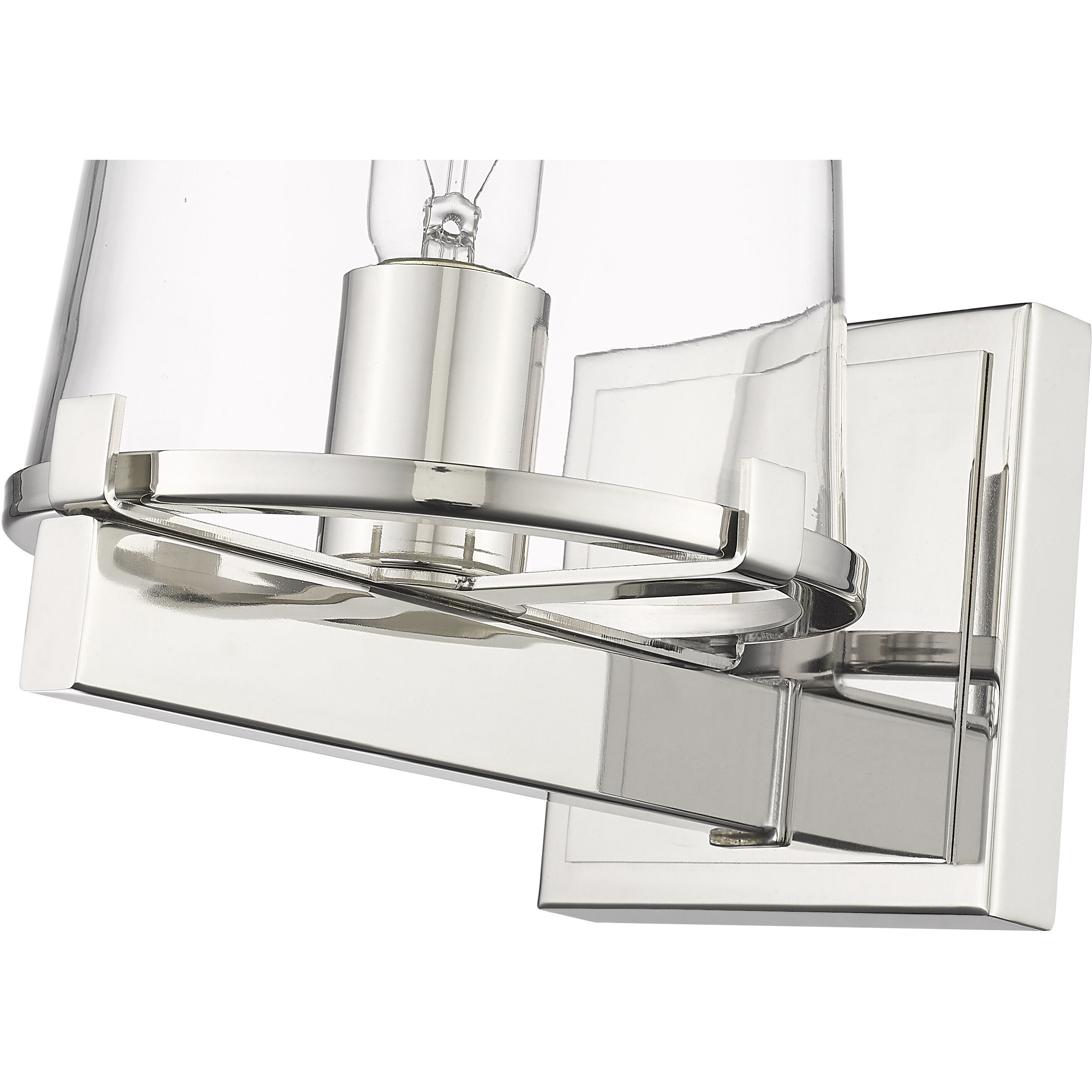 Callista 1 Light 6.5 inch Polished Nickel Wall Sconce Wall Light