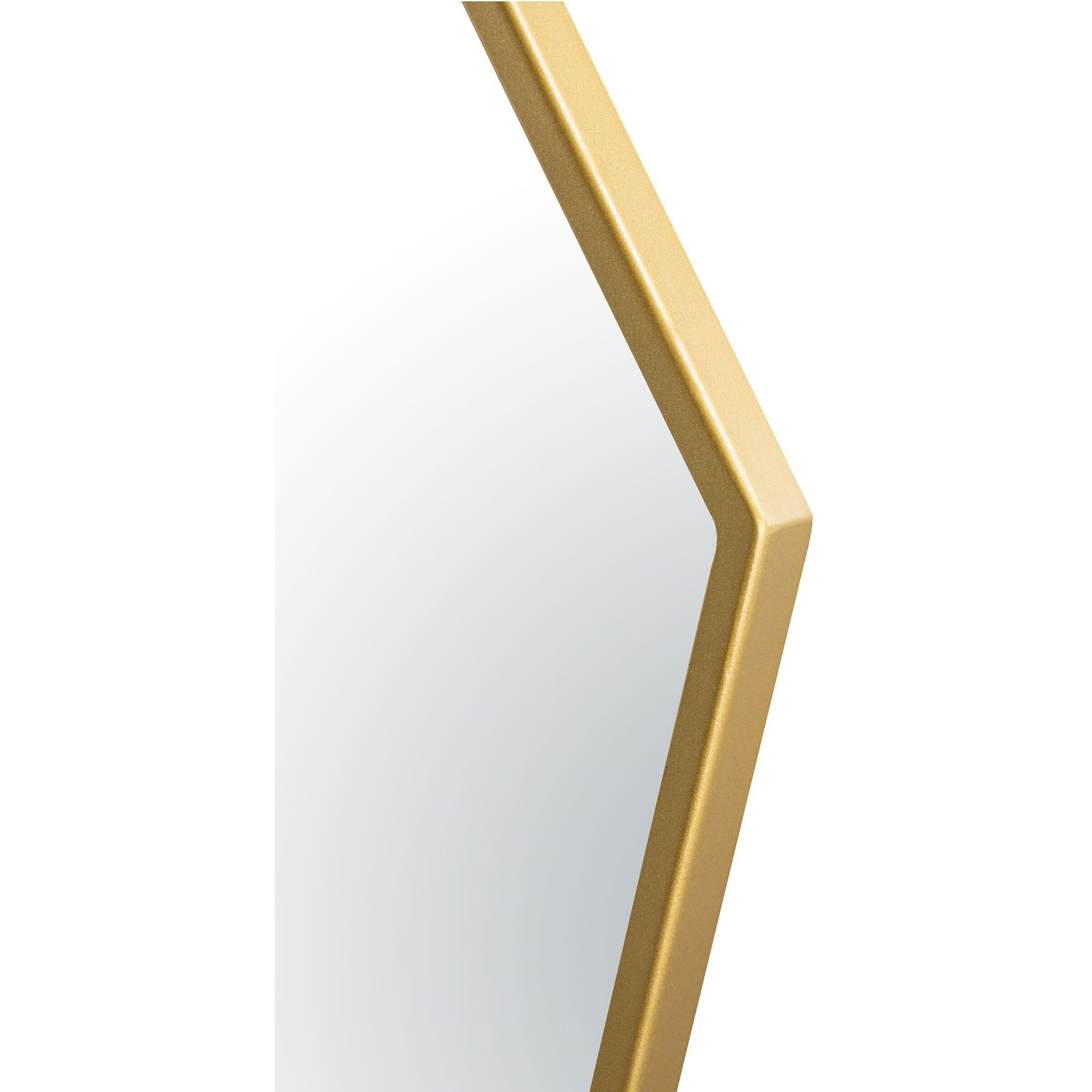 Hex No 30 X 28 inch Gold Wall Mirror, Tamara Day Collaboration