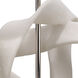 Intertwined 30.5 inch 150.00 watt White Polyresin Table Lamp Portable Light