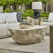 Oakmont 60 X 17 inch Natural Concrete Outdoor Coffee Table