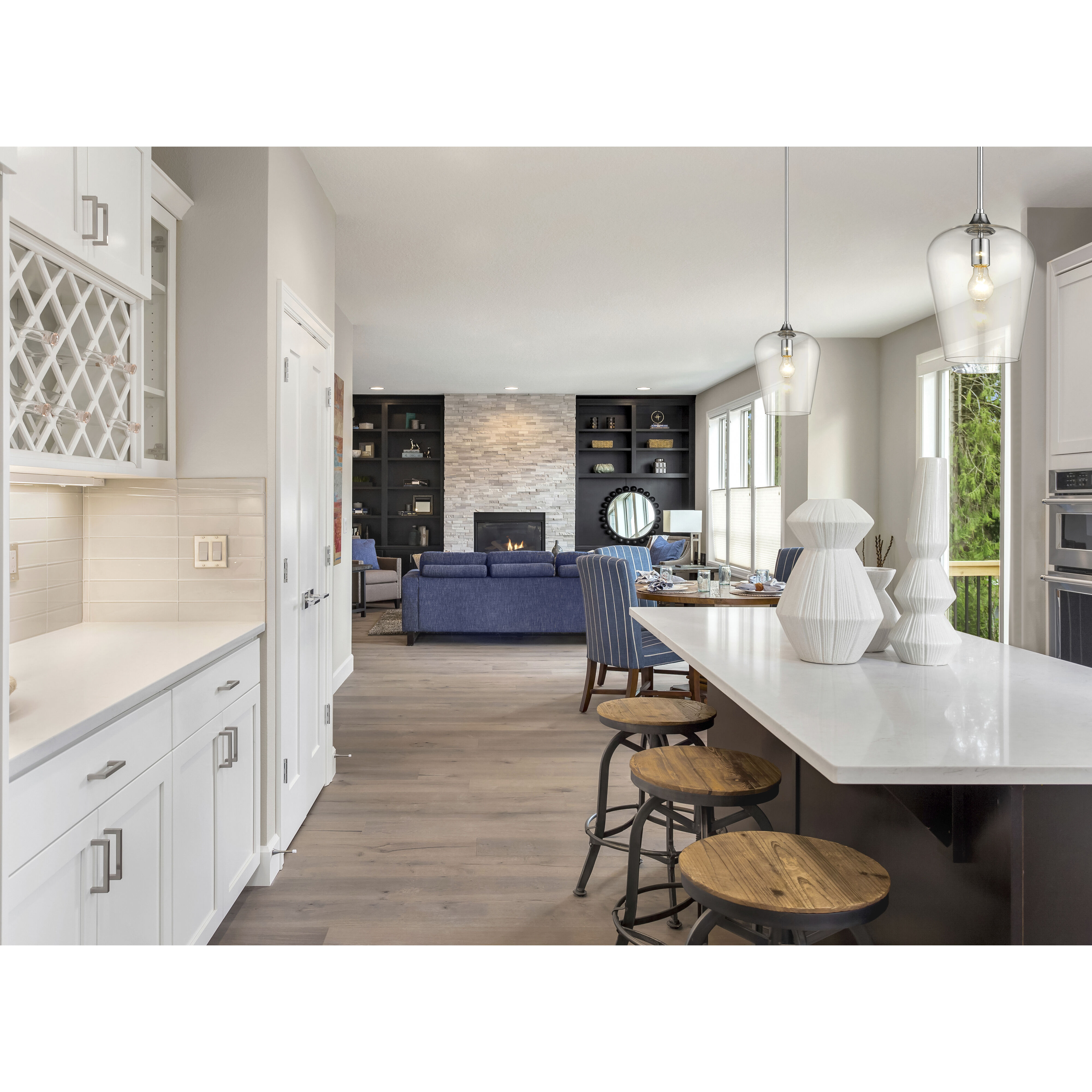 Joliet 1 Light 9 inch Chrome Pendant Ceiling Light