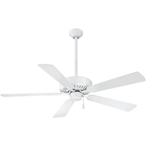 Contractor Plus 52 inch Flat White Ceiling Fan