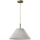 Scarlet 17 inch Antique Brass Pendant Ceiling Light