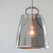 Caliper 1 Light 9.9 inch Sterling Pendant Ceiling Light in Plated Smoke
