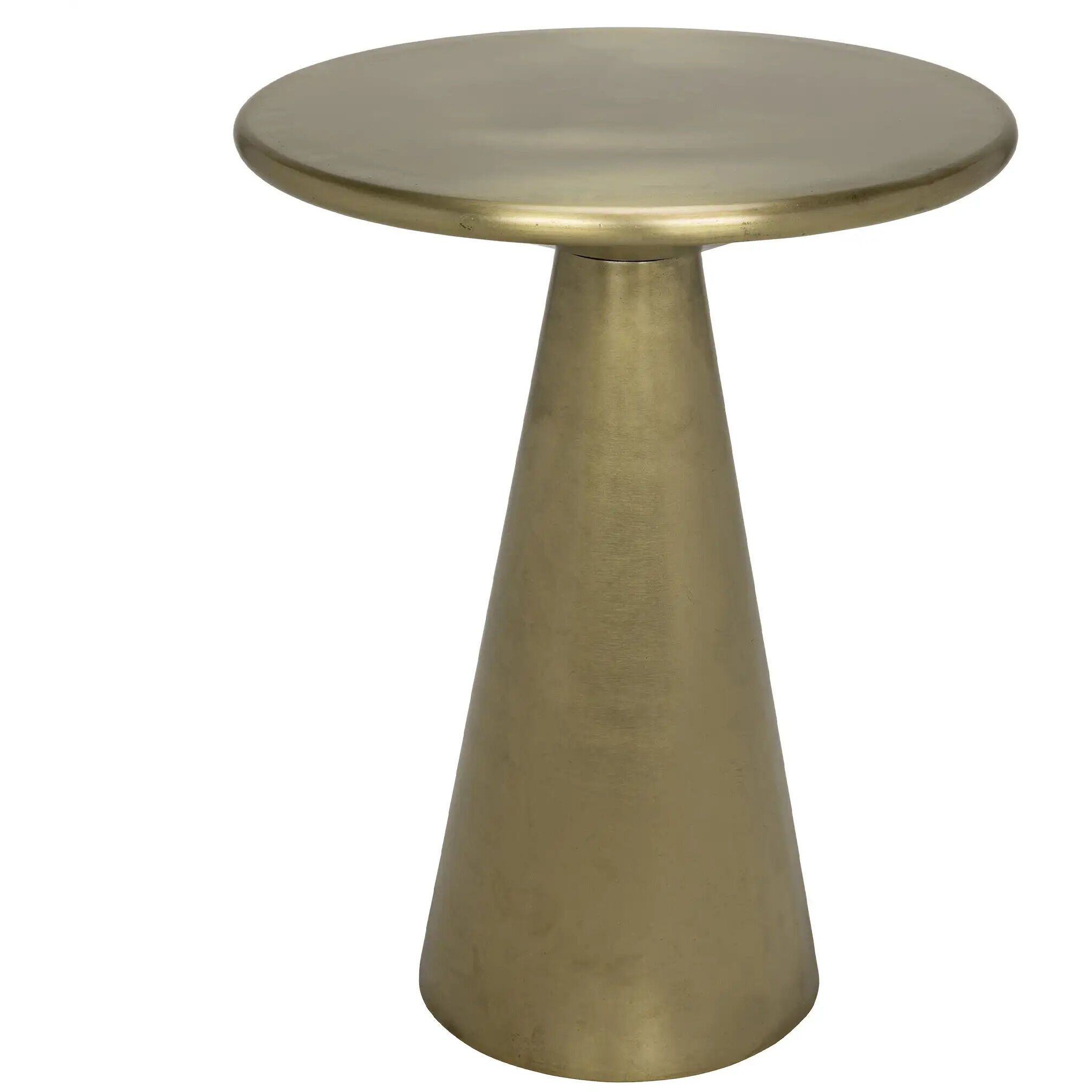 Cassia 19.5 X 15.5 inch Antique Brass Side Table