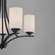 Deven 5 Light 24 inch Black Single-Tier Chandelier Ceiling Light