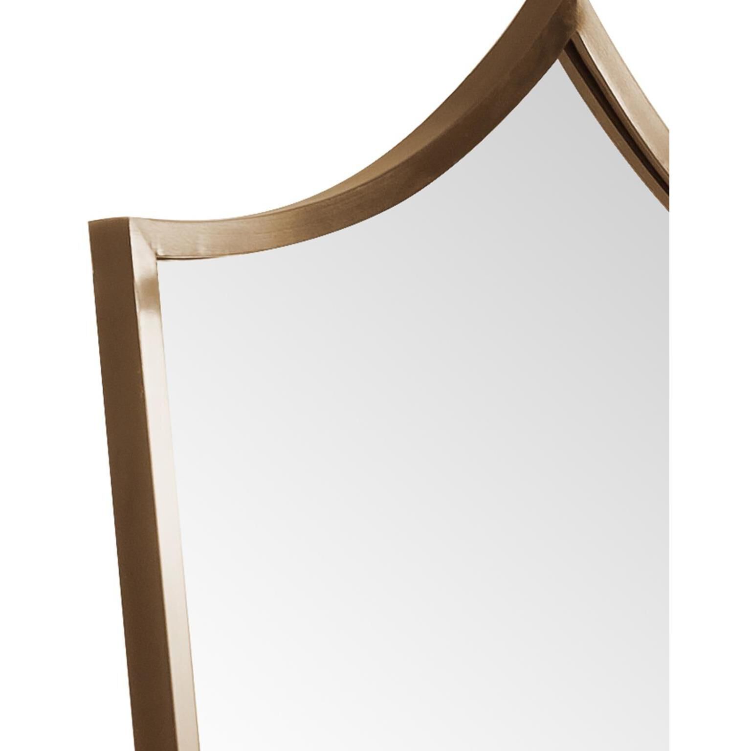 Antioch 52 X 24 inch Brass Mirror