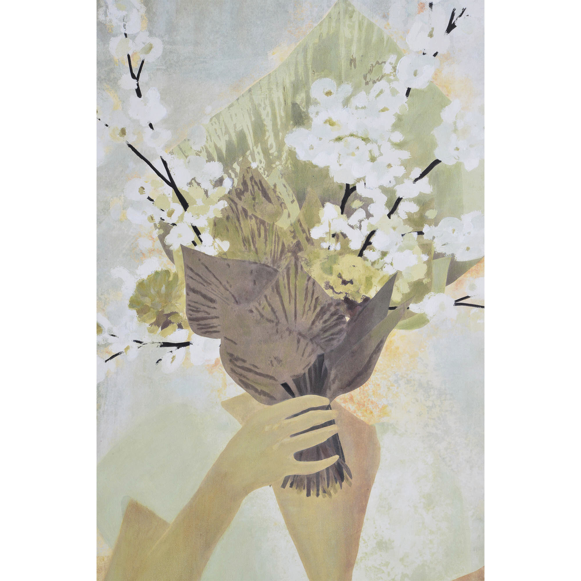 Casoria Multicolor and Champagne Canvas Art