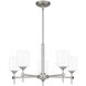 Aria 5 Light 26 inch Antique Polished Nickel Chandelier Ceiling Light