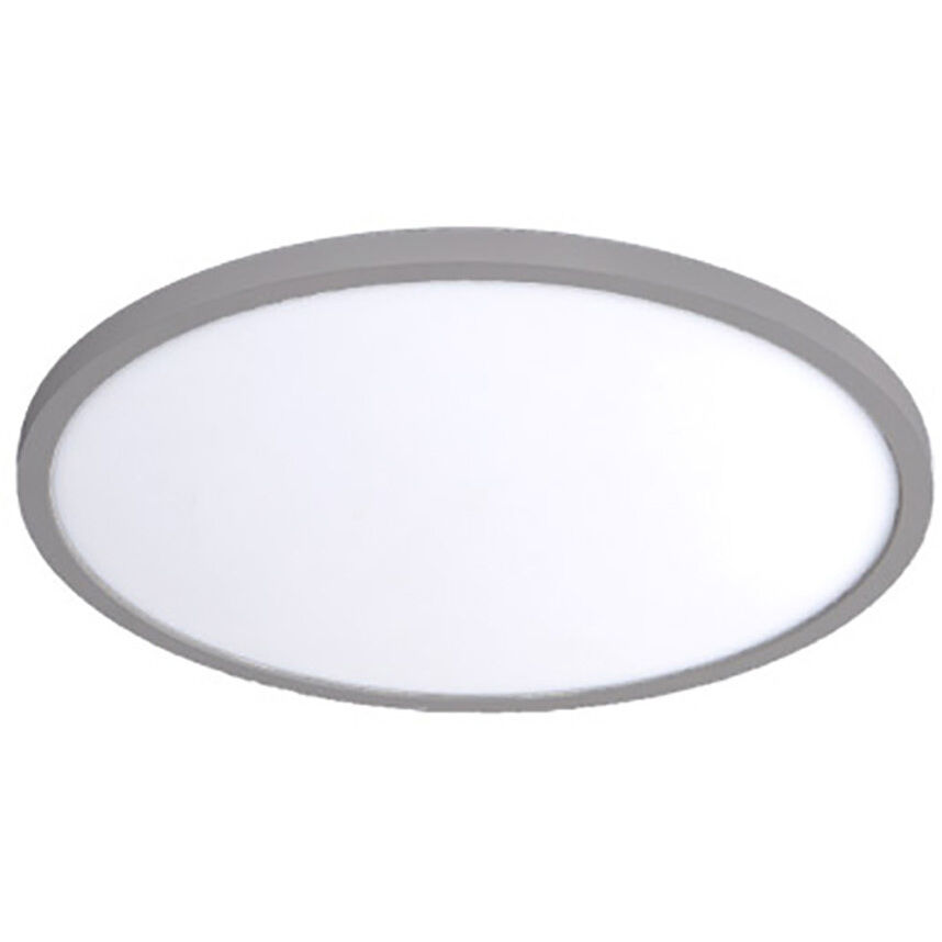Round LED 7 inch Brushed Nickel Flush Mount Ceiling Light in 3000K, 1, WAC Limited