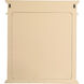 Lenora 36 X 32 inch Antique Beige Wall Mirror