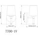 Henri 1 Light 6.5 inch Chrome Bathroom Vanity Wall Light
