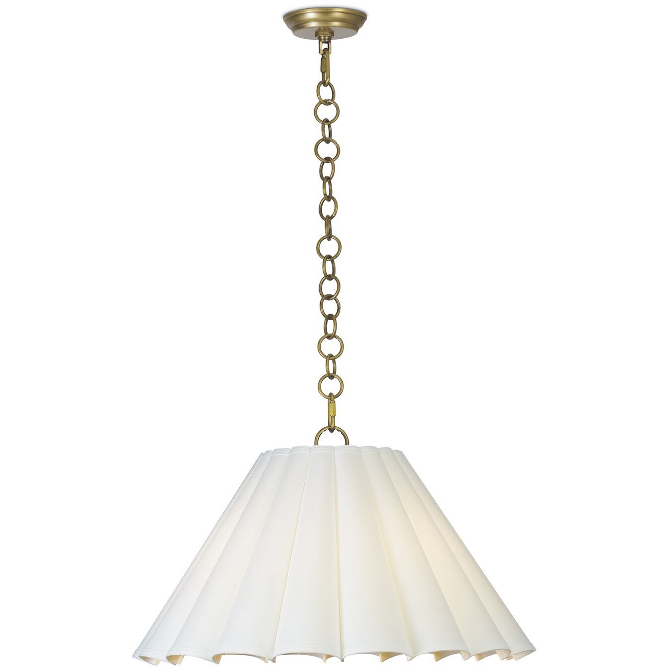 Allison 3 Light 24 inch Natural Brass Pendant Ceiling Light, Large