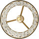 Windsor 1 Light 11.5 inch French Gold and Matte Black Pendant Ceiling Light