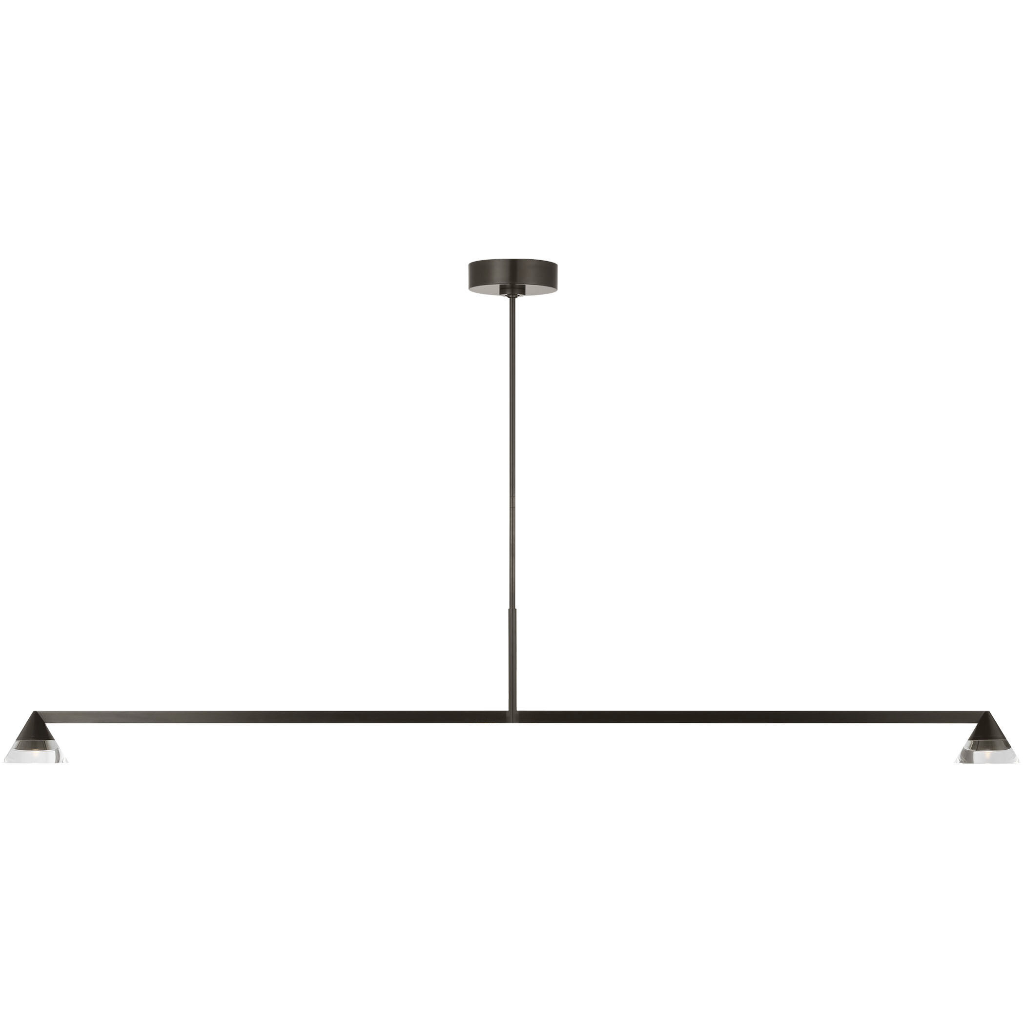 Sean Lavin Midrand Linear Chandelier Ceiling Light in Bronze