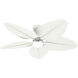 Tropic View 52 inch Matte White Outdoor Ceiling Fan