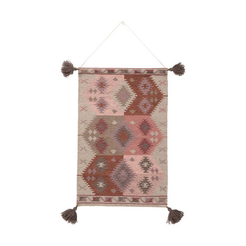 Adia Taupe/Beige/Eggplant/Blush/Camel/Charcoal Wall Hangings, Rectangle