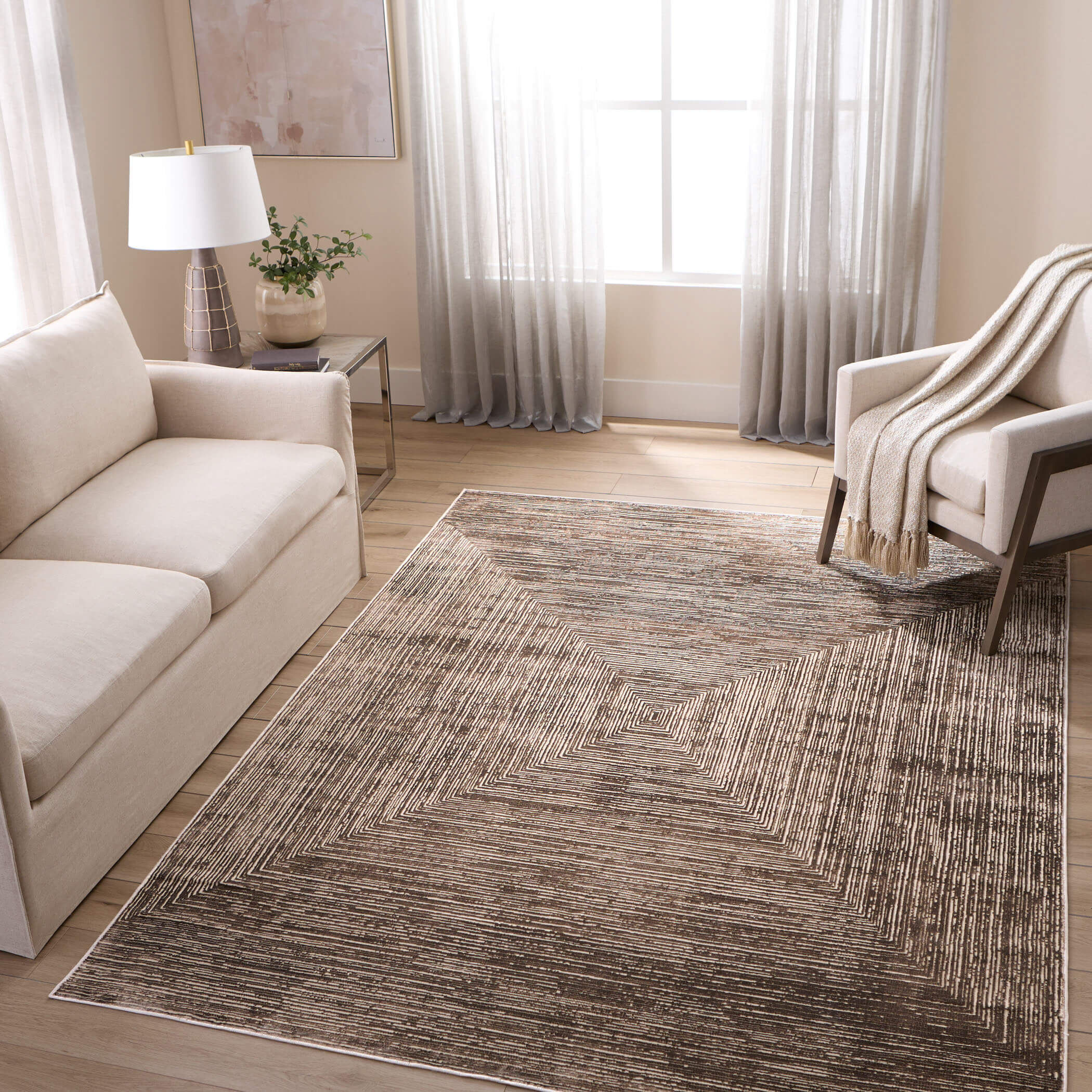 Rienz 158 X 118 inch Brown Rug in 10 x 13