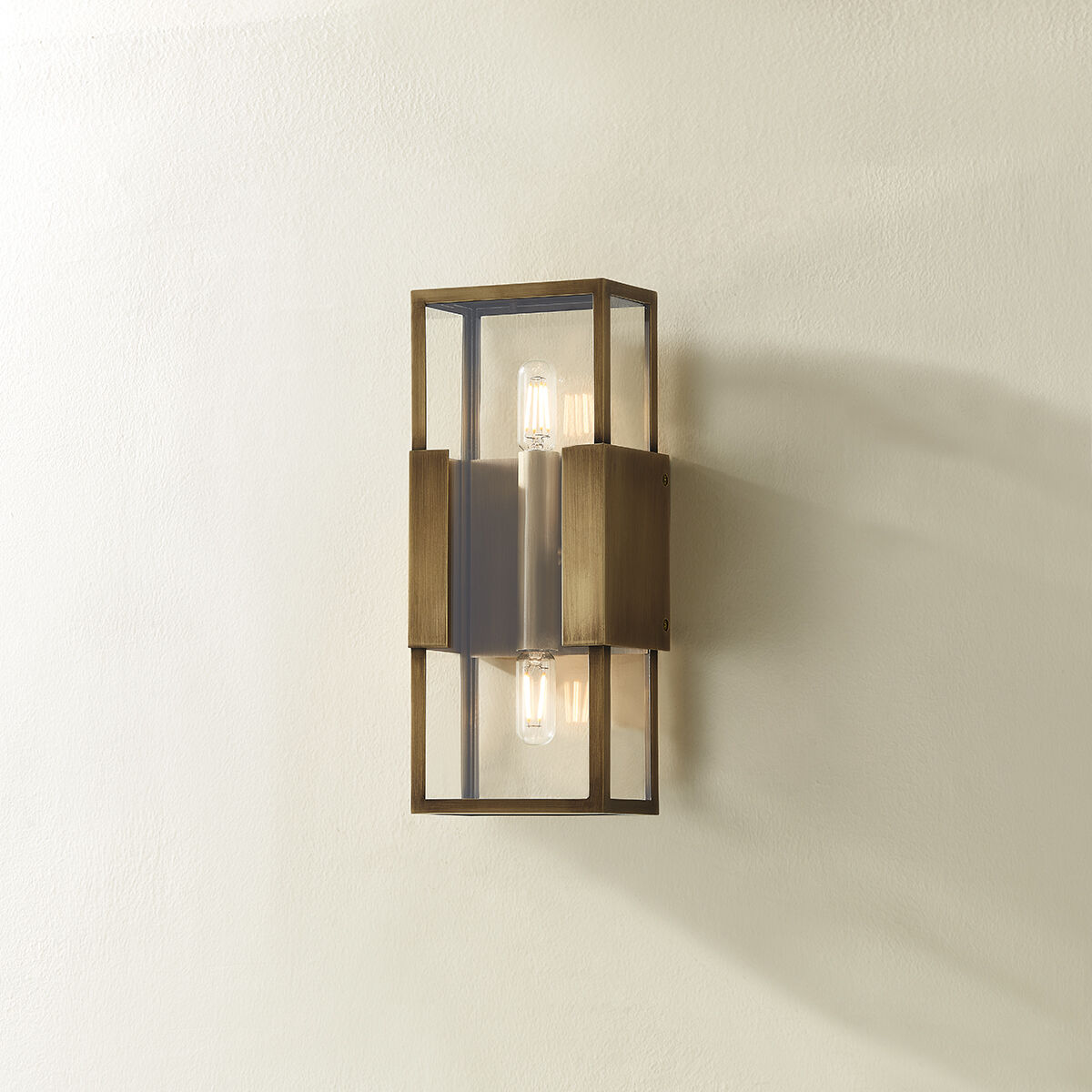 Santa Clara 2 Light 5.5 inch Patina Brass ADA Wall Sconce Wall Light