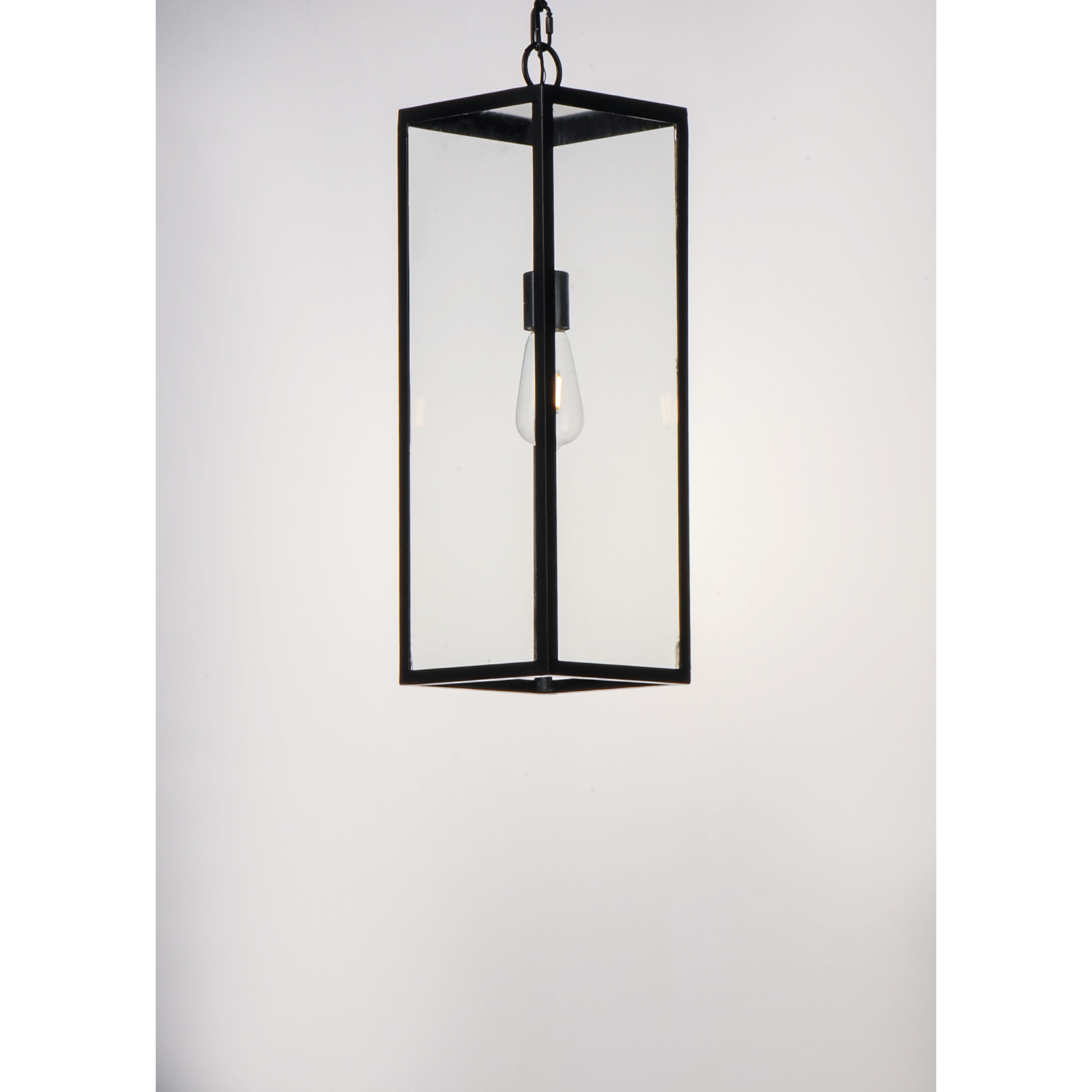 Catalina 1 Light 7 inch Dark Bronze Outdoor Hanging Lantern