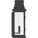 Talburn 1 Light 16.25 inch Sand Coal Black Outdoor Wall Lantern