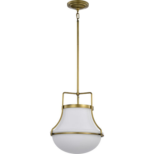 Valdora 1 Light 14 inch Natural Brass Pendant Ceiling Light