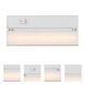Pro 120V LED 9 inch Gloss White Under Cabinet Lighting